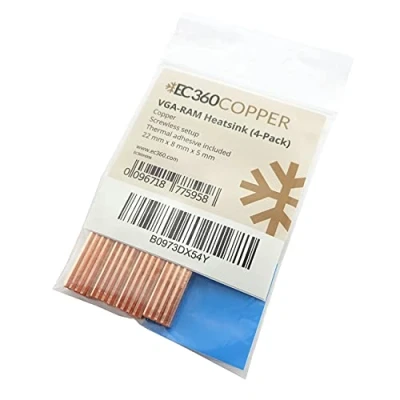 Abbildung von EC360® Copper 4 Pack VGA RAM Kupfer Kühler (22 x 8 5 mm)