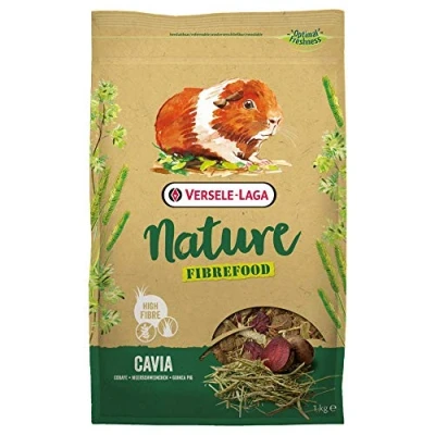 Abbildung von Versele Laga Nature Fibrefood Cavia 1 kg Ergänzungsfuttermittel für empfindliche Meerschweinchen Zur Unterstützung der Verdauung Getreidefrei mit Timotheegras
