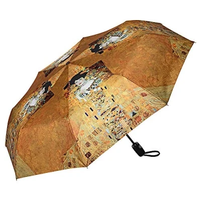 Abbildung von VON LILIENFELD Taschenschirm Regenschirm Gustav Klimt: Adele Windfest Auf Zu Automatik Stabil Leicht Kompakt Kunst