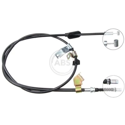 Abbildung von A.B.S. K10788 Handbremsseil 1860 Scheibenbremse HONDA: CIVIC 8 Hatchback