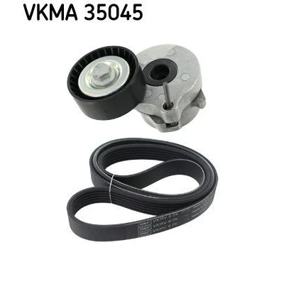 Abbildung von SKF VKMA 35045 Keilrippenriemensatz OPEL: Astra J Sports Tourer, Hatchback, Corsa E Hatchback