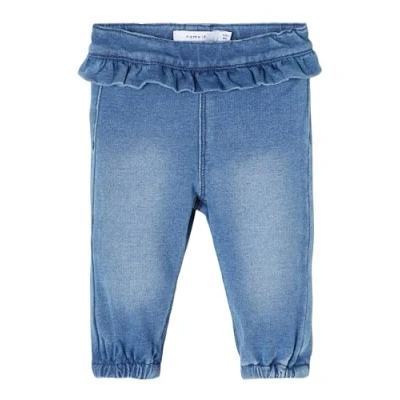 Abbildung von NAME IT Damen NBFBIBI DNMATORINAS SWE Pant NOOS Jeans, Medium Blue Denim, 74