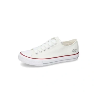 Abbildung von Dockers by Gerli Damen Low Top Sneaker, Frauen Halbschuhe,schnürschuhe,schnürer,Business,Freizeit,straßenschuhe,Weiss,38 EU