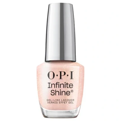 Abbildung von OPI Infinite Shine Nail Polish OPI&#039;m Dreaming Collection Slay Awhile Glitzer Nagellack Rosa Gel ohne UV Lampe (15ml)