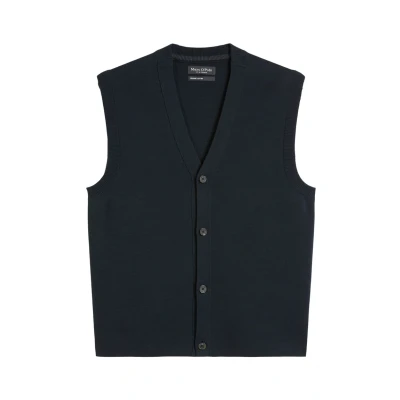 Abbildung von Marc O&#039;Polo Weste, Herren, Größe: Large, Dark navy