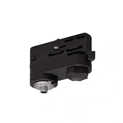 Abbildung von SLV 3Phasen ADAPTER für S TRACK Hochvolt Aufbauschiene Schwarz, Aluminium, 8,4 x 3,3 5,5 cm