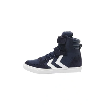 Abbildung von hummel Unisex Kinder Slimmer Stadil High Jr Sneaker, Dress Blues, 36 EU