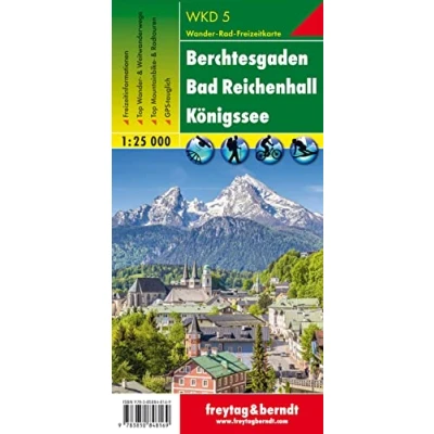 Abbildung von Berchtesgaden Bad Reichenhall Königssee, Wanderkarte 1:25.000 (freytag &amp; berndt Wander Rad Freizeitkarten)