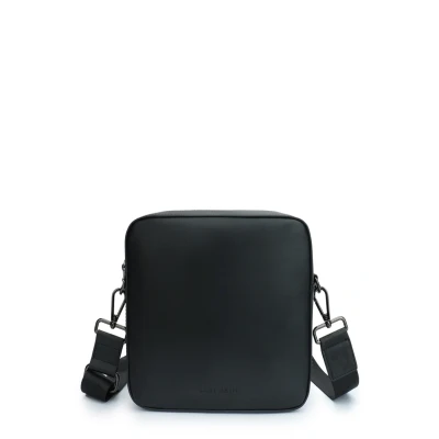 Abbildung von Carlheim Women&#039;s Crossbody bag SARA PU leather premium, Black