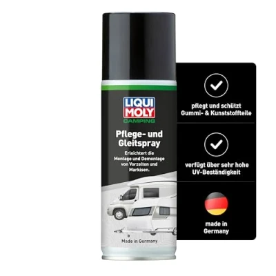 Abbildung von LIQUI MOLY Camping Pflege und Gleitspray 200 ml Reinigung / Wartung Art. Nr.: 21808