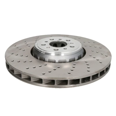 Abbildung von SHW Performance BFL42501 Bremsscheibe Vorderachse links 395 36 gelocht, innenbelüftet, Verbundbremsscheibe beschichtet hochgekohlt BMW: 5 Saloon