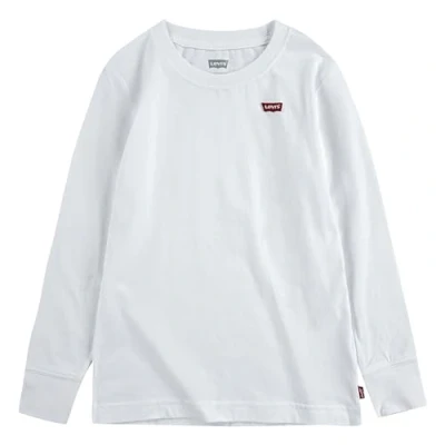 Abbildung von Levi&#039;s Batwing Chesthit TEE Unisex Langarmshirt für Kinder, Größe: 98, White