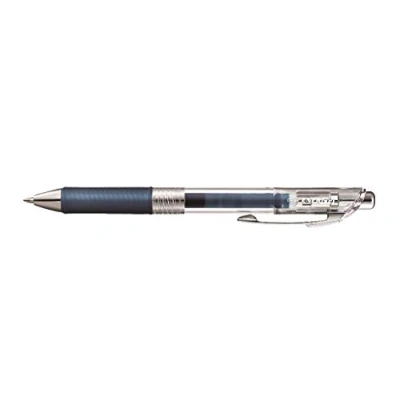 Abbildung von Pentel EnerGel Pure BL77TL Gelschreiber mit Druckmechanik, marineblau (1 Stück)