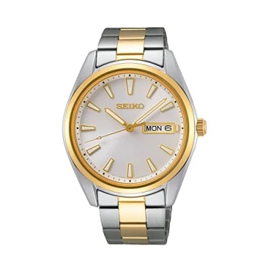 Abbildung von Seiko Herren Uhr Quarz Edelstahl mit Edelstahlband SUR446P1