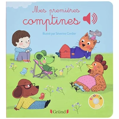 Abbildung von Mes premières comptines Livre sonore avec 6 puces Dès 1 an