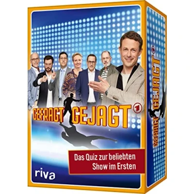Abbildung von Gefragt Gejagt Das Quiz zur beliebten Show im Ersten: Trainiere dein Allgemeinwissen mit über 200 kniffligen Fragen. perfekte Geschenk für alle Fans