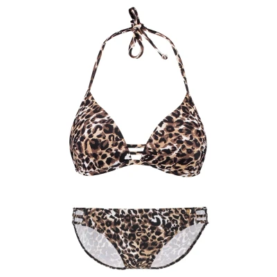 Abbildung von Lascana Triangel SET Bikini, Damen, Größe: 34xB, Brown