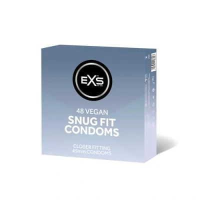 Abbildung von EXS Snug Fit Kondome Naturlatex &amp; fester sitzendes Kondom Vegan 48er Pack