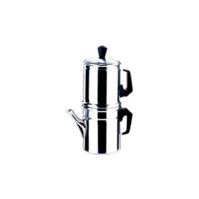 Abbildung von Ilsa Napoletana Kaffeekanne, Aluminium, Silber