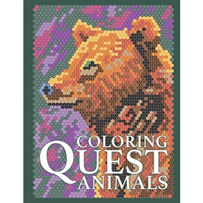 Abbildung von Coloring Quest: ANIMALS (Color Quest Color By Number, Band 9)