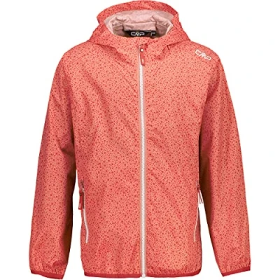 Abbildung von CMP ERROR:#N/A Kinder regenjacke Mit Fester Kapuze Jacke Aus Reißfestem Polyamid, Koralle, 140 EU