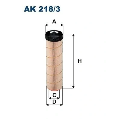 Abbildung von Luftfilter FILTRON AK218/3