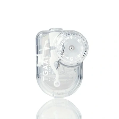 Abbildung von Kutsuwa Hi LiNE T&#039;GAAL Bleistiftspitzer, Winkel, verstellbar, transparent (RS028CL)