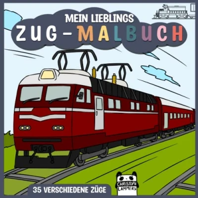 Abbildung von Mein lieblings Zug Malbuch: Geeignet für Kinder ab 4 Jahren