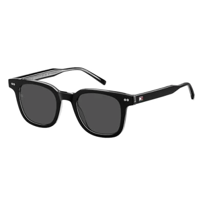 Abbildung von Tommy Hilfiger Sonnenbrille, Herren, Größe: 48, Black