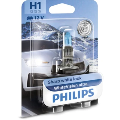 Abbildung von PHILIPS 12258WVUB1 Glühlampe, Fernscheinwerfer H1 12V 55W Halogen OPEL: Insignia A Sports Tourer, Signum CC, Saloon, AUDI: A6 C6 Saloon