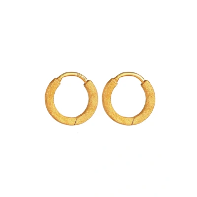 Abbildung von Kuzzoi Hoops Minimal Ohrringe goldcoloured, Herren, Größe: One Size, Gold coloured