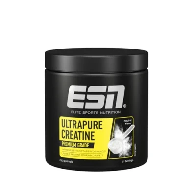 Abbildung von ESN Ultrapure Creatine Monohydrate, 250 g, 71 Portionen, Creatin Pulver, mikrofein &amp; optimal löslich, vegan made in Germany (Design kann variieren)