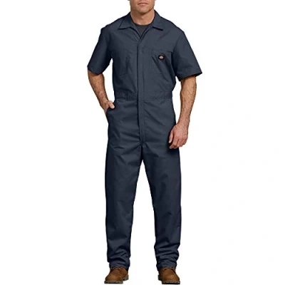 Abbildung von Dickies Men&#039;s Short Sleeve Coverall, Dark Navy, X Large Tall