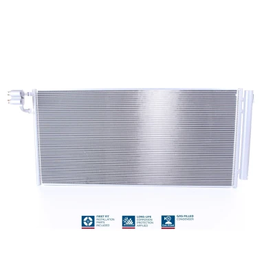 Abbildung von NISSENS 941068 Klimakondensator mit Trockner Aluminium 738 R 134a