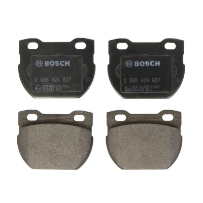 Abbildung von BOSCH 0 986 424 827 Bremsbelagsatz Low Metallic mit Anti Quietsch Blech, Montageanleitung LAND ROVER: Defender Pickup, Off Road