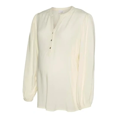 Abbildung von MAMA.LICIOUS Damen MLMERCY LIA L/S WO TOP 2F NOOS Blusen, Birch, M