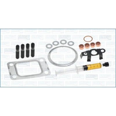 Abbildung von AJUSA JTC12190 Montagesatz, Lader syringe with oil mit Dichtungen Montageanleitung FIAT: Ducato III Van