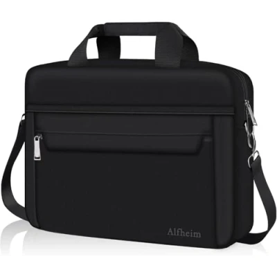Abbildung von Alfheim 15.6 16 Zoll Laptop Tasche Aktentasche Umhängetasche für Männer Frauen, wasserabweisende leichte Messenger Bag Travel Business, kompatibel mit Macbook Pro 15&quot; 16&quot;