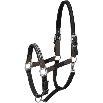Abbildung von Schockemöhle Halfter Memphis Safety Nylon Schwarz XWarmblut