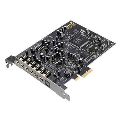 Abbildung von Creative Sound Blaster Audigy Rx PCIe Soundkarte (7.1 Surroundklang, zwei Mikrofoneingänge, Hardware beschleunigte EAX Effekte, leistungsstarker Kopfhörerverstärker)