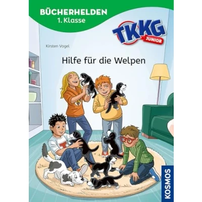 Abbildung von TKKG Junior, Bücherhelden 1. Klasse, Hilfe für die Welpen: Erstleser Kinder ab 6 Jahre