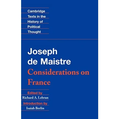 Abbildung von Maistre: Considerations on France (Cambridge Texts in the History of Political Thought)