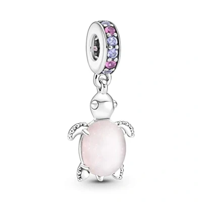 Abbildung von Pandora Moments Damen Charm Rosa/Silber 798939C02