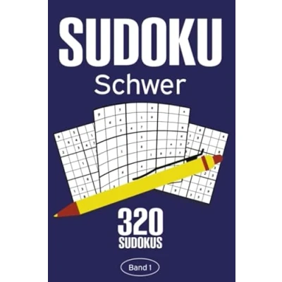 Abbildung von Sudoku Schwer: Buch mit 320 Schweren bis Sehr Rätseln für Erwachsene