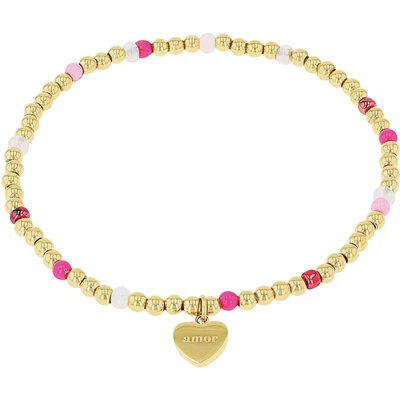 Abbildung von amor Heart Armband goldcoloured, Damen, Größe: 17, Gold/coloured