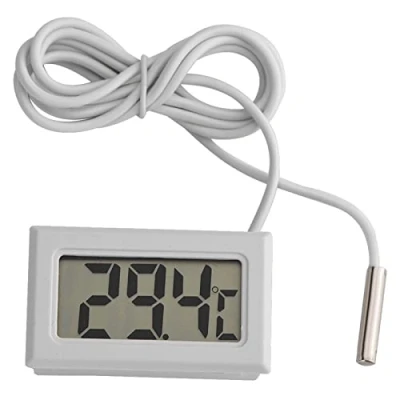 Abbildung von VBESTLIFE LCD Digital Thermometer, Mini Temperaturmessgerät Sonde Sensor Thermometer