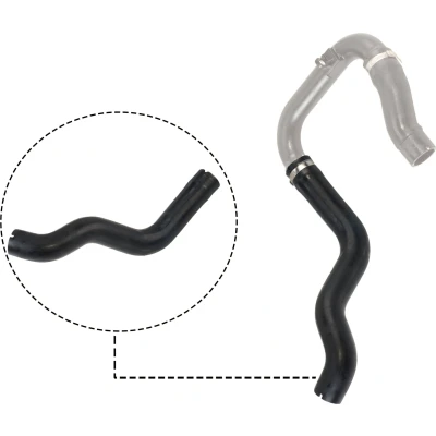 Abbildung von GATES 09 0475 Ladeluftschlauch PE (Polyethylen) FIAT: Grande Punto Hatchback, III Hatchback