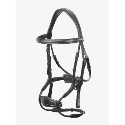 Abbildung von LeMieux Zaum Kudos Clear Arc Schwarz/Silber