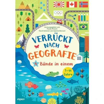 Abbildung von Verrückt nach Geografie: 4 Bände in einem: Flaggen Karten Landschaften Städte