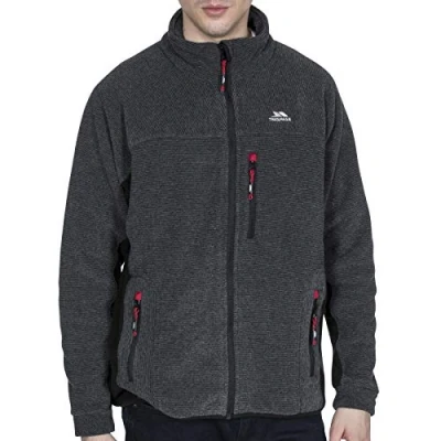 Abbildung von Trespass Jynx, Black, XXS, Warme Fleecejacke 320g/m² für Herren, XX Small / 2XS 2X Small, Schwarz